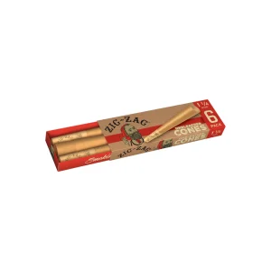 UNBLEACHED CONE 6PK