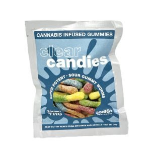 SOUR WORMS 200 MG.