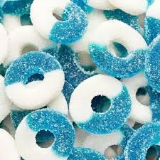 BLUE RASPBERRY RINGS 600MG
