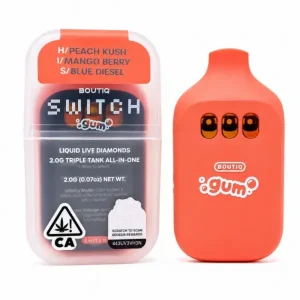 PEACH KUSH/MAGO BERRY/BLUE DIESEL: 91.69%